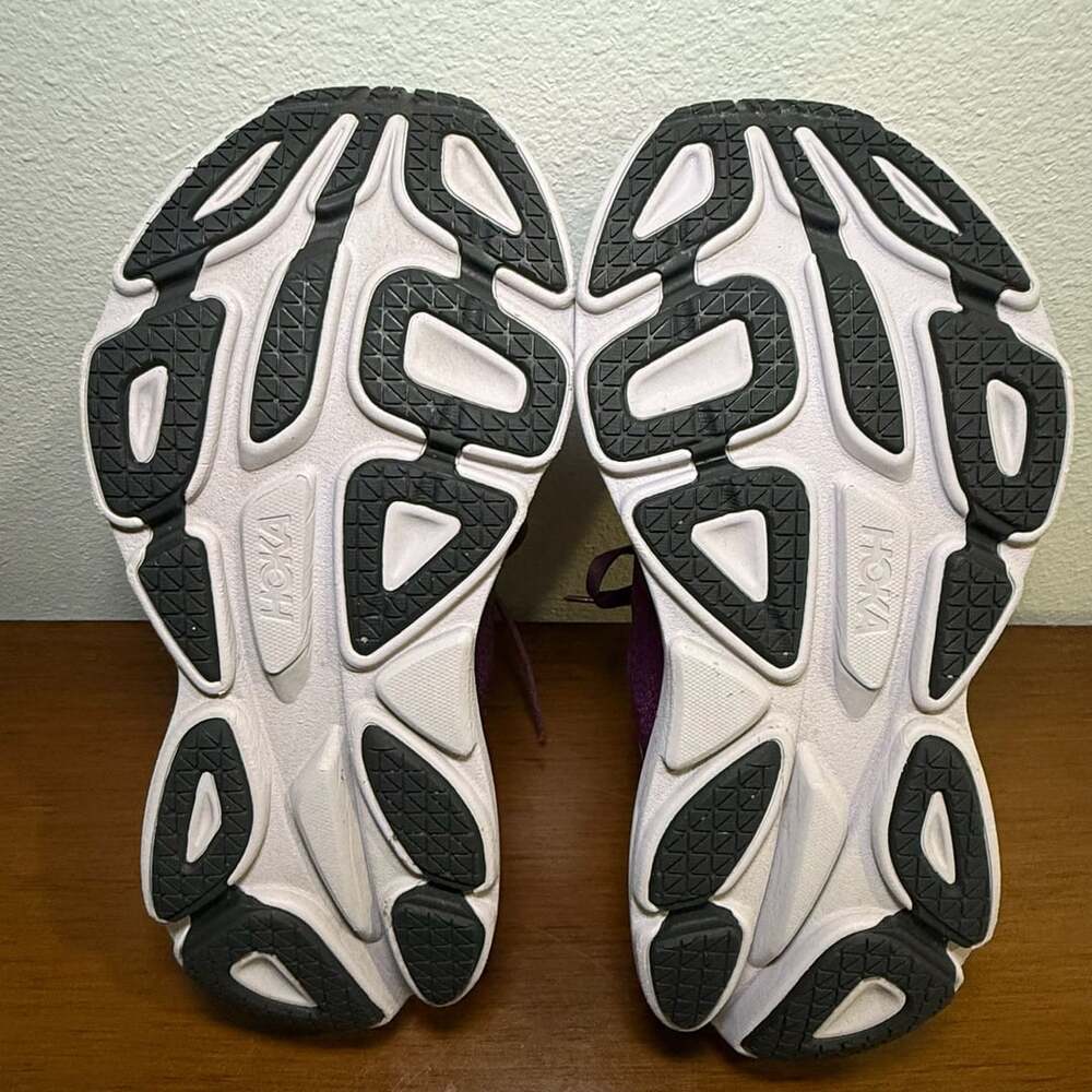 Hoka One One Women's Bondi 8 Running Shoes Beautyberry Grape Wine Size 7.5B - Picture 8 of 12